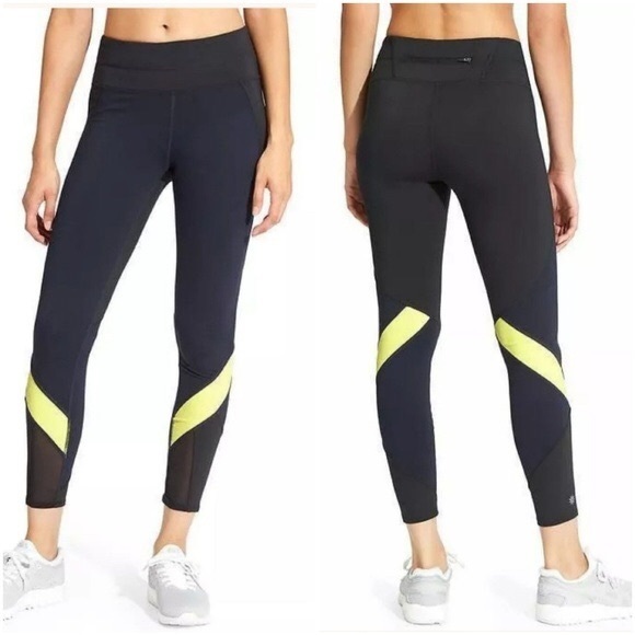 Athleta sonar colorblock running tights - Picture 1 of 7